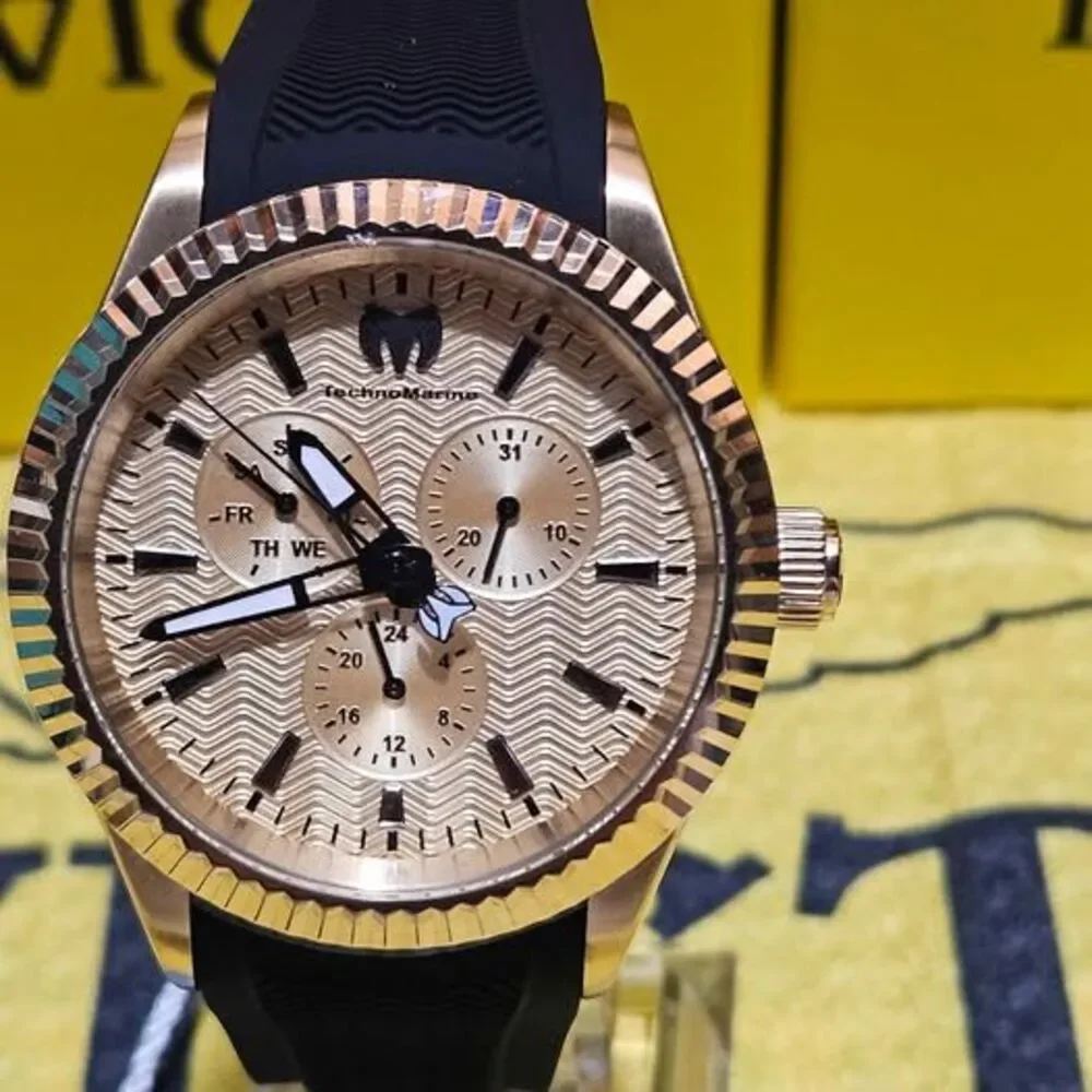 TechnoMarine Cruise Sport Chronograph Gold & Black – Men’s Watch